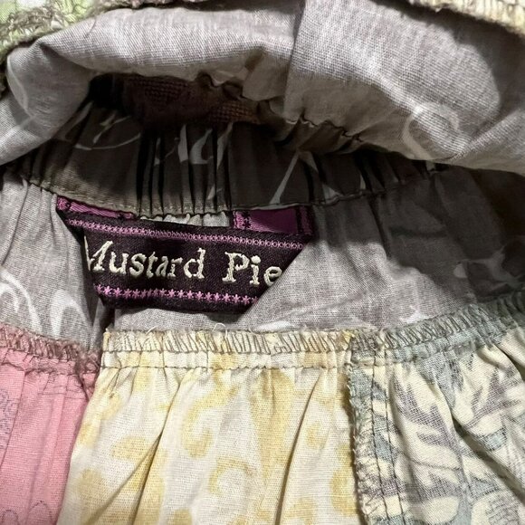 Mustard Pie 3T Mixed Print Lace Twirl Skirt - Picture 6 of 7